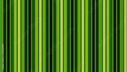Vertical green fluted metallic ridges texture , Abstract 3D background