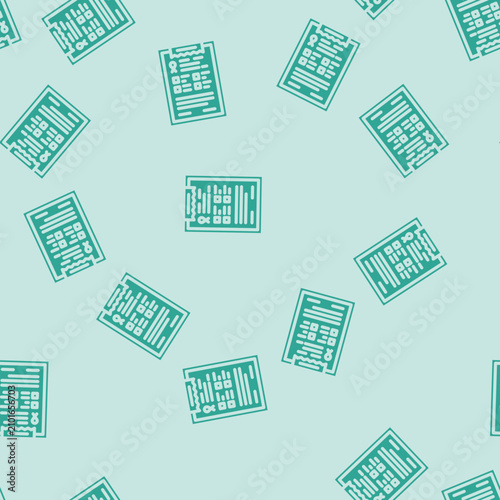 Φωτογραφία treatment plan cancer glyph vector seamless pattern