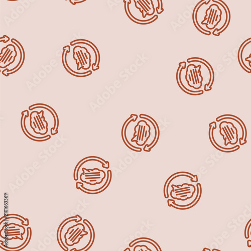 Photos conversation arrows natural language processing nlp line seamless pattern conver