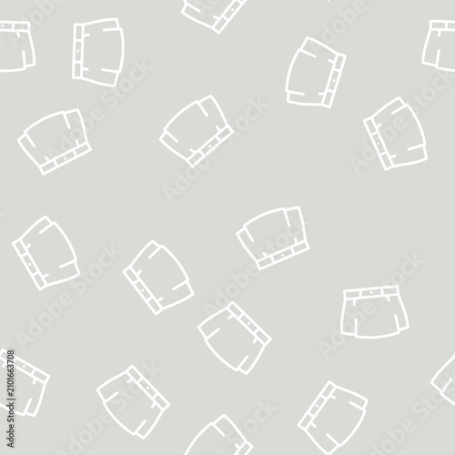 фотографія miniskirt line seamless pattern miniskirt thin line illustration
