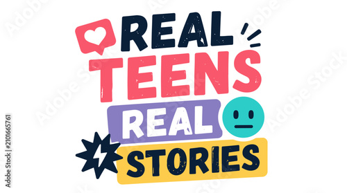 Teen Stories Realities Illustration Focus On Teens.