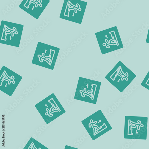stairway up evacuation emergency glyph vector seamless pattern. stairway up evacuation emergency thin illustration