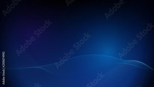 Futuristic glowing wave network abstract background symbolizing data flow, innovation, and digital connectivity concepts