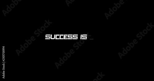 Success is Built One Day at a Time motivational text animation, a steady reminder that consistency and patience create lasting success. Perfect for social media, reels, and inspiration