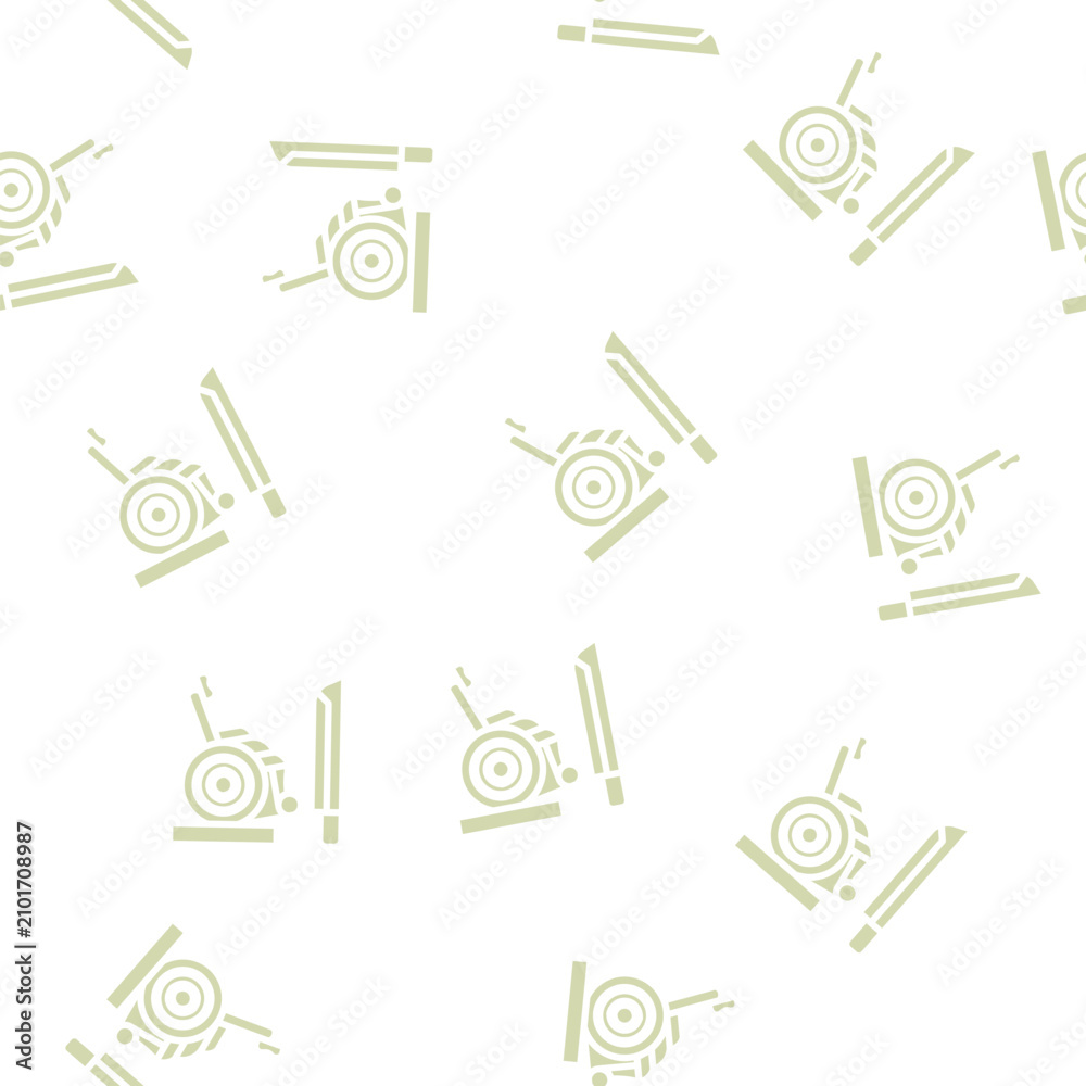 Obraz premium ramp to train glyph vector seamless pattern. ramp to train signthin illustration