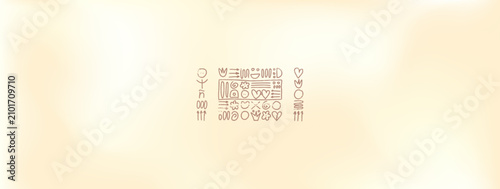 Foto Plain cream vanilla background in white and gold for backdrop template