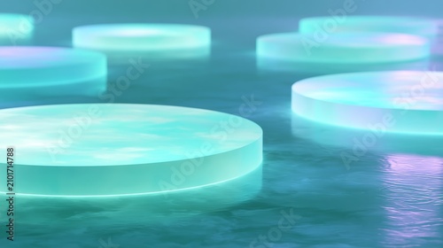 Longevity medical wellness spa with glowing recovery platforms and preventive health atmosphere