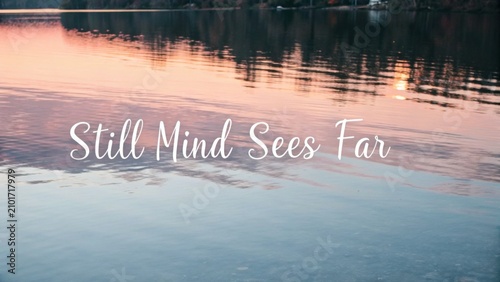 Serene Reflections on a Calm Lake with Soft Pastel Sunset Hues and Quieter Water Surface for Peaceful Moments