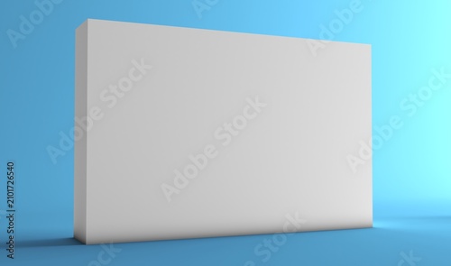 Mockup for press wall, pop up. Template. Blank wall. Blank mock-up box product isolated.