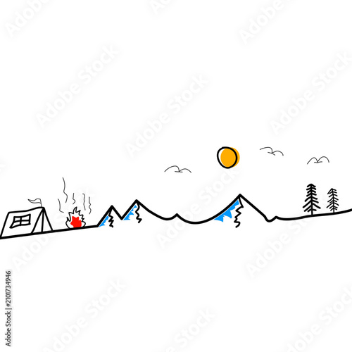 Landscape Nature and camping