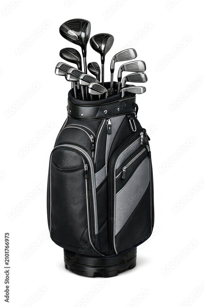 Obraz premium Premium golf clubs set bag