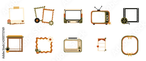 Vintage Retro Photo Frame Collection