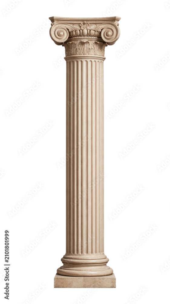 Fototapeta premium PNG Elegant classical architectural column