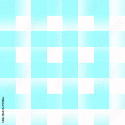 Blue Checkerboard Pattern with Vertical and Horizontal Stripes