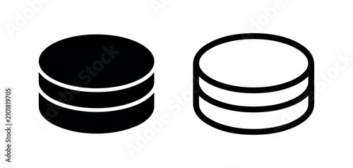 Εκτύπωση καμβά Hair wax pomade jar icon set for styling