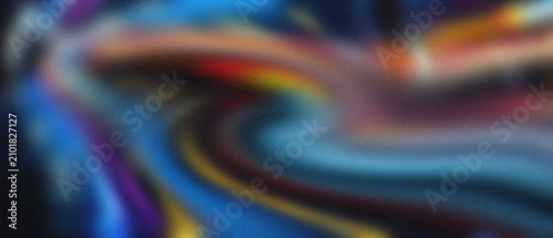 Fotografie Luminous grainy currents unfurl, merging celestial cerulean, profound indigo, mo