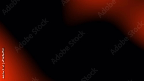 Golden Yellow Orange Light Leak Overlay Cinematic Background Loop on Black