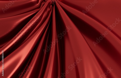 Detailed view of rich red f...