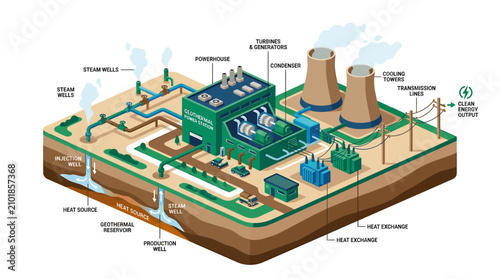 Nuclear Power Plant Industrial Structure.