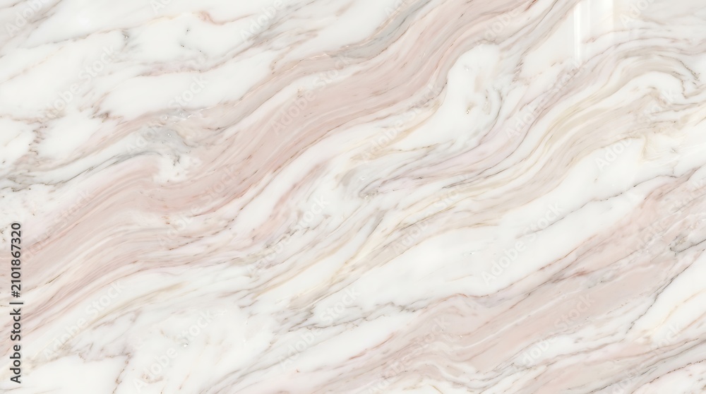 Fototapeta premium Close-up of marble veining texture for luxury design. Elegant natural stone surface for interior decor.