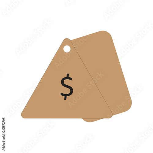 Cuadro en lienzo dollar symbol icon