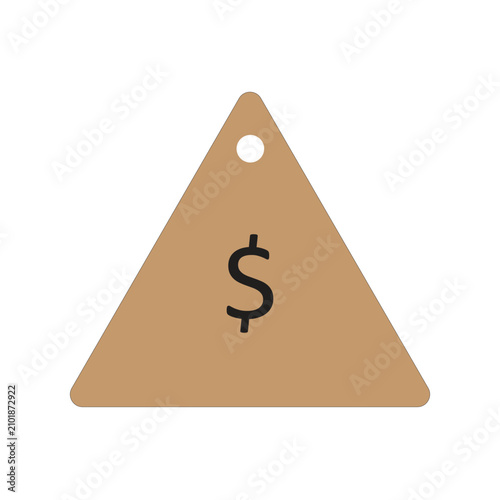Cuadro en lienzo dollar symbol icon