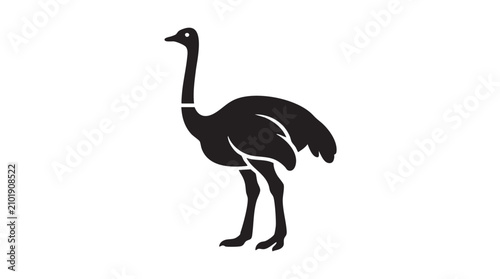 Принти на полотні Emu standing in side profile