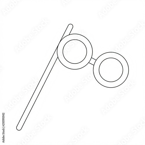lorgnette sketch 