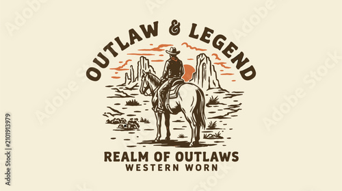 Принти на полотні Outlaw and legend