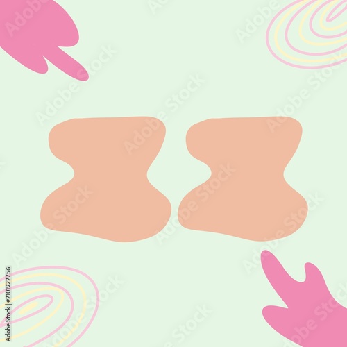 Pastel picture frame 