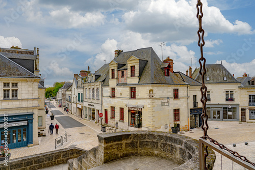 View of the Chateau de Langeais, a castle in the Loire Valley, France