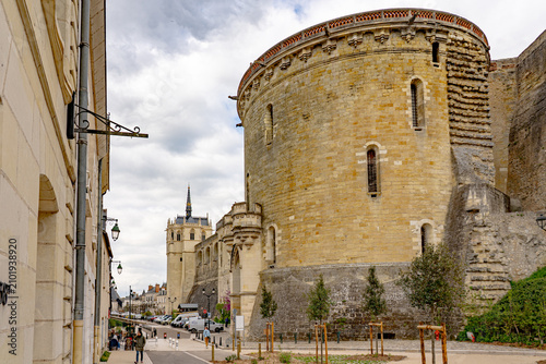 Obraz na płótnie Schloss Amboise über dem Loiretal, Frankreich Chateau Amboise Loiré valley Franc