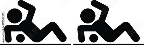 Canvastavla Woman doing push ups exercise on floor
