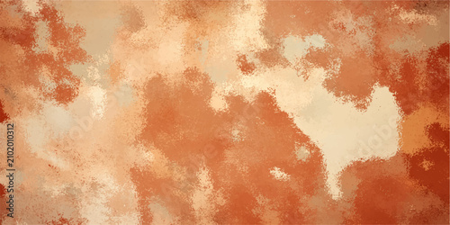 Bild auf Leinwand Textural Abstract Warmth A fluid abstract composition blending warm earth tones, creating a visually rich and tactile texture, suggesting organic forms and natural phenomena