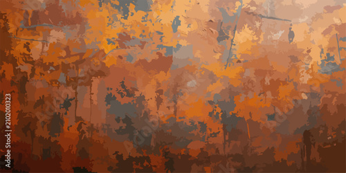 Fotografía Textural Tapestry of Earth Tones A captivating abstract composition featuring a rich blend of warm earthy hues, showcasing organic patterns and dynamic textures reminiscent of natural landscapes