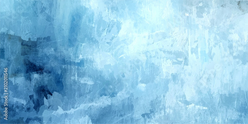 Tableau sur toile Frozen Beauty Abstract Icy Texture A breathtaking close-up reveals the intricate, crystalline patterns of ice formations, showcasing delicate frost and frozen water in abstract beauty