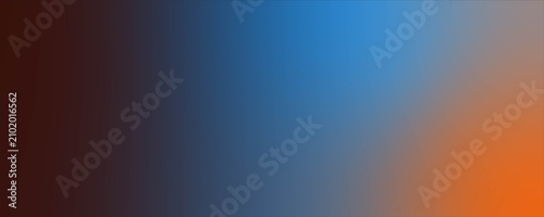 Blue And Orange Smooth Gradient Background With Dark Moody Vignette