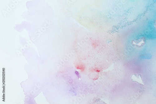 smooth blurred pastel colours aquarelle background with copy space