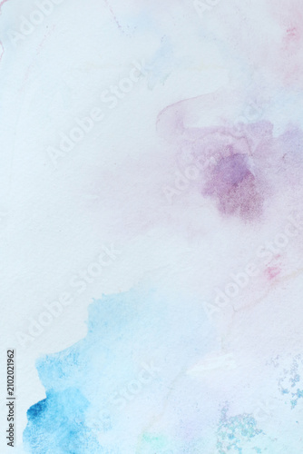 smooth blurred pastel colours aquarelle background with copy space