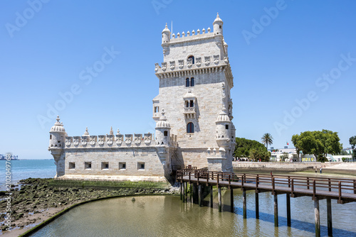 Lisbon Torre de Belém Belem Tower landmark in Lisbon, Portugal
