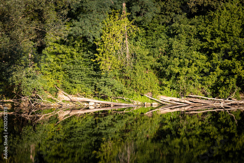Paysages de la Dordogne en été