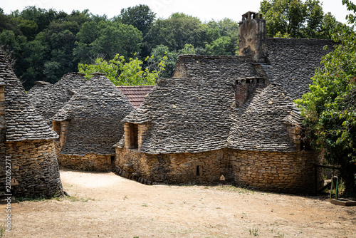 Paysages de la Dordogne en été