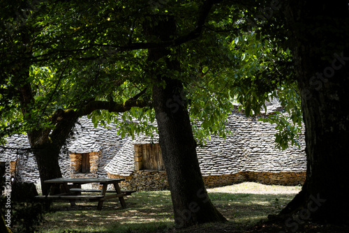 Paysages de la Dordogne en été