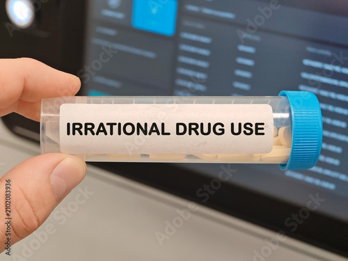 Canvas Print IRRATIONAL DRUG USE medication safety topic for errors misuse adverse effects an