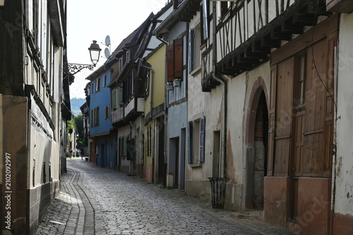 Bild auf Leinwand Gasse in Barr, Elsass
