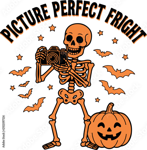 Funny Halloween T-Shirt Design with Spooky Quote, Cute Ghost, Pumpkin, Witch, Skeleton, Trick or Treat Graphic