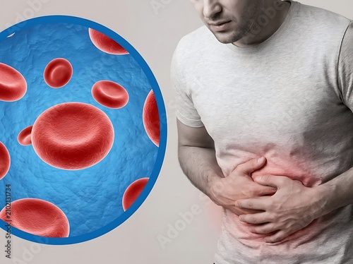 Cyclosporiasis disease as a foodborne parasitic illness caused by Cyclospora cayetanensis as an outbreak with contaminated food or water resulting in explosive diarrhea and digestive illness.
