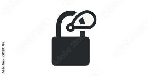 Padlock Speech Bubble Icon
