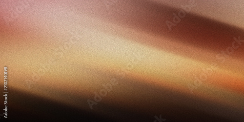 Canvas Print Abstract background with soft golden light rays and a textured grainy surface overlay