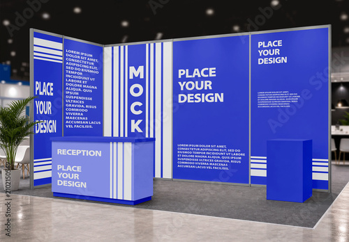 Exhibition Booth Trade Show Mockup